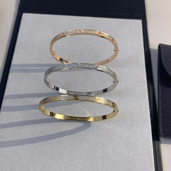 Cartier love bracelet small white gold price