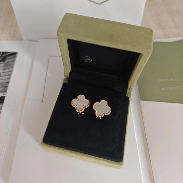 Van Cleef Vintage Alhambra Earrings Replica