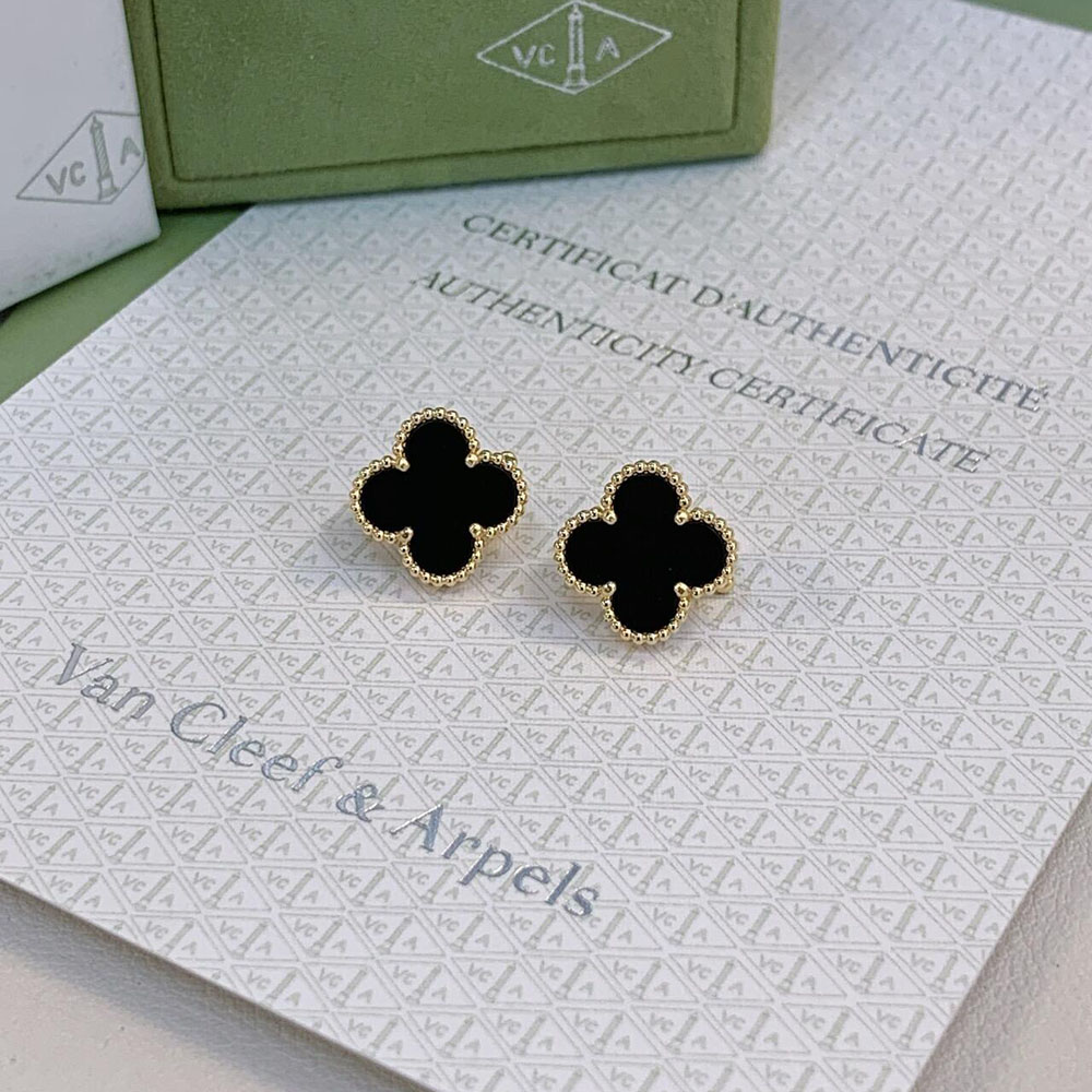 Van Cleef Vintage Alhambra Earrings Replica