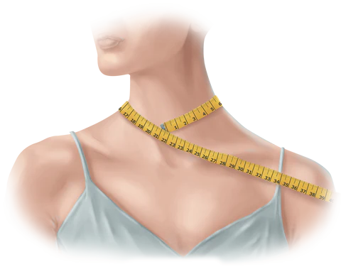 how to measure necklace size