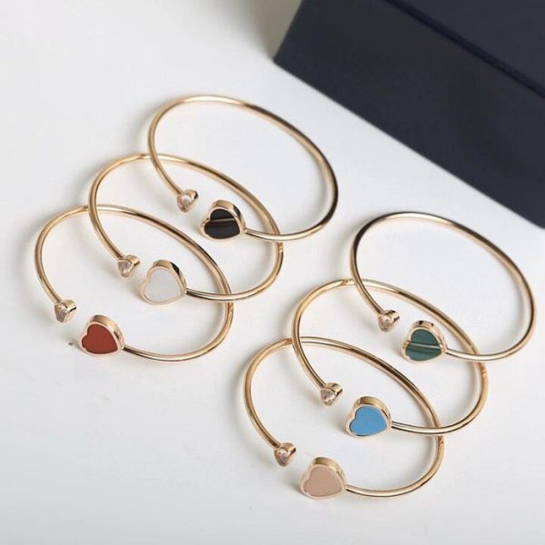 Replica happy hearts bangle price