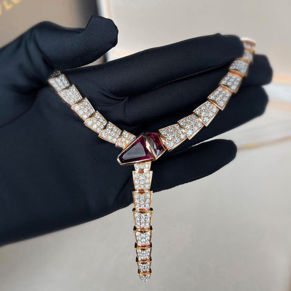 bulgari rubellite necklace high jewelry price