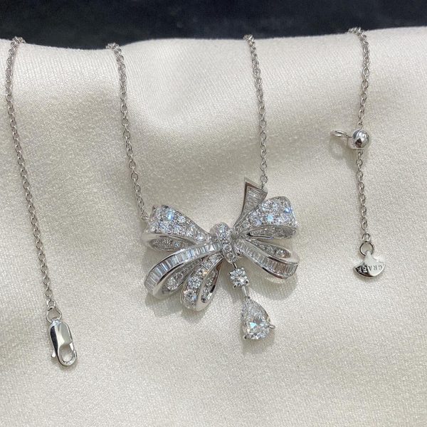 graff Tilda's Bow Baguette necklace dupe