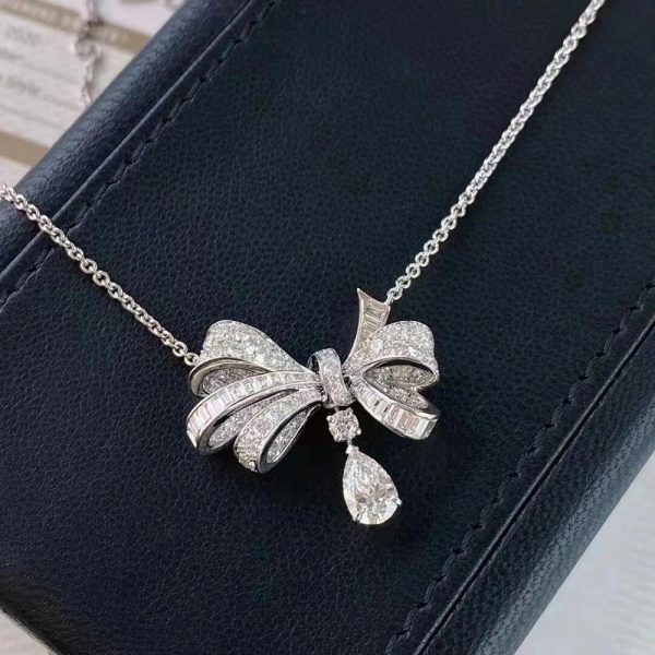 graff Tilda's Bow Baguette necklace price